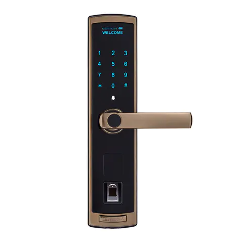 Residential smart card fingerprint digital door lock fashion style MDT-1380